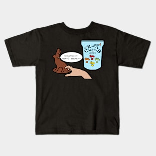 Chocolate Bunny or Jellies? Kids T-Shirt